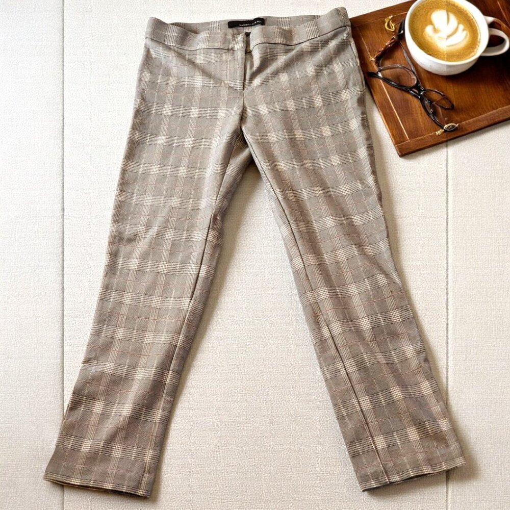 Amanda & Chelsea Plaid Capri Pants Sz 4 – Stretch Cropped Workwear - Picture 10 of 10